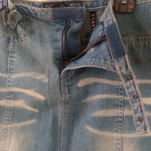 CLAUDIO NUCCI Girls Jeans Skirt Size 14 - Picture 4 of 8